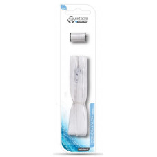 CERNIERA 18CM BIANCA CON NYLON (24pz)